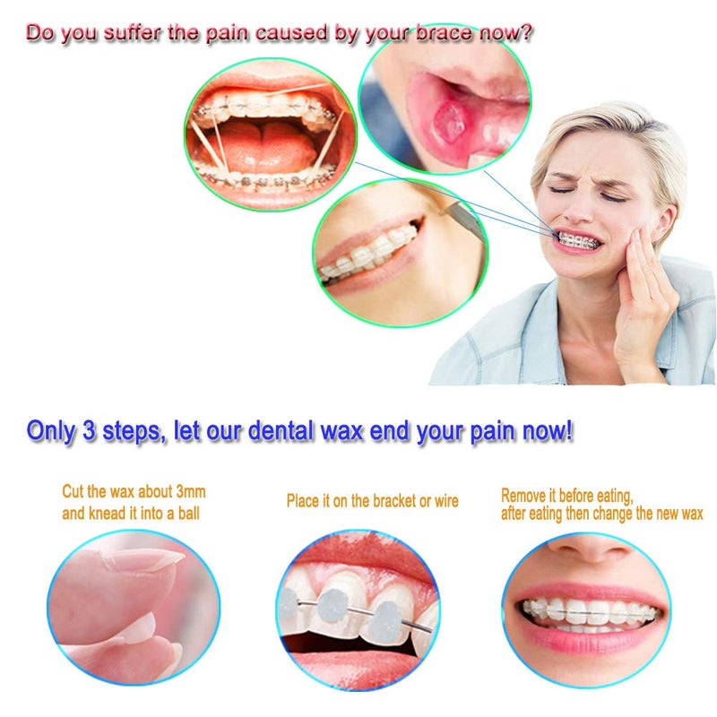 EvaGO Dental Care Orthodontic Wax for Braces Wearer (10 Color 10 Scents) - Image 3